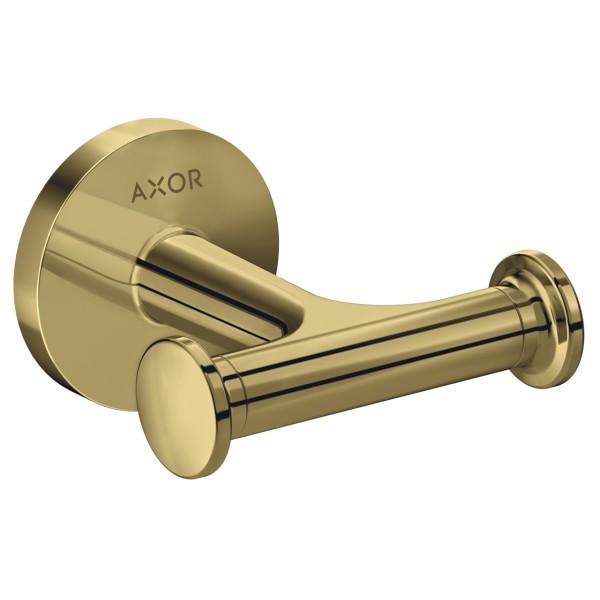 Гачок подвійний 8.3 х2.3 x 8.2 см Axor Universal Circular, Polished Gold Optic (42812990)