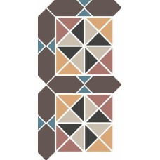 Декор B-1 Sheet 19.5x38.9 Bruges Top Cer з колекції Bruges Bruges Керамическая плитка TopCer