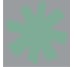 Плитка (20x20) Asterisque Menthe Q - Navone из коллекции Navone Bisazza