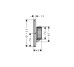 Термостат прихованого монтажу AXOR ShowerSelect ID Round на 2 функції, Brushed Nickel (36750820)