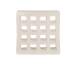 ARIALUCE PERTUSE BIANCO GLASSA - 12x12 J955 Arialuce з колекції Arialuce Marca Corona
