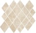 Мозаїка 32.3x35.3 R9XL Argent Sabbia Mosaico Rombi Ragno Realstone Argent з колекції Realstone_Argent Ragno