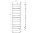 Полотенцесушитель водяной Трапеция П15 500х1600 Deffi нержавеющая сталь (Белый, Нижнее подключение)