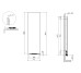 FRAME INOX Blower Рушникосушка електрична 1808х552 нержавійка глянцева (3605550401004)