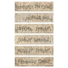Декор (8.6x35) 1039915 Ins. Streets S/6Beige - Underground з колекції Underground