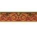 Декор (11x39.4) 37330 Fas. Classica Rosso - Vanitas з колекції Vanitas Versace