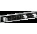 Термостат прихованого монтажу RainSelect на 3 клавіші, скло, колір чорний/хромований (15356600)