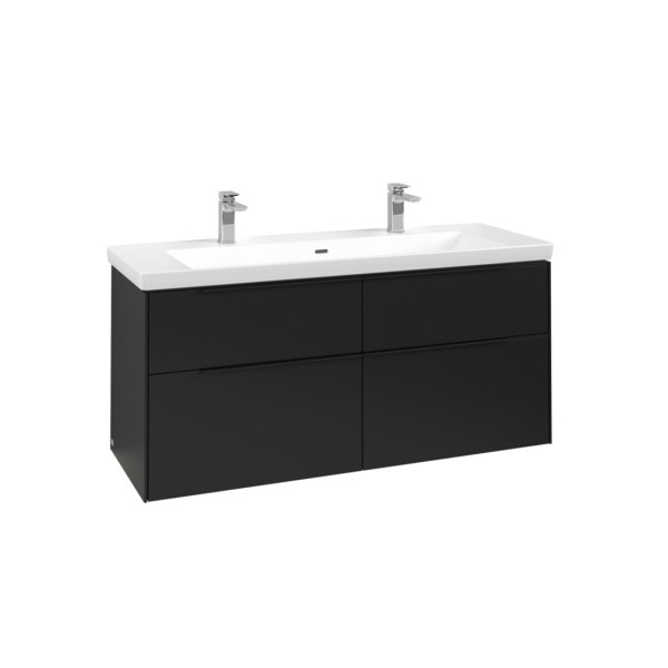 SUBWAY 3.0 Тумба під умивальник 1272x576x478 мм, Volcano Black (C602L1VL)