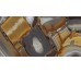 Плитка 162X324 Level Marmi Agate Brown B Full Lap Mesh-Mounted 12 Mm Elx5 Emil Ceramica з колекції Level Marmi Emil Ceramica