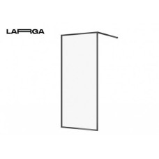 Кабіна душова Walk-in Larga 90х200, профіль чорний
