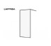 Кабіна душова Walk-in Larga 90х200, профіль чорний