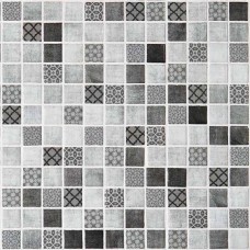 Мозаїка Decor Riviere Gris 31.6x31.6 Graphic з колекції Graphic Мозаїка Decor Riviere Gris 31.6x31.6 Graphic з колекції Graphic Graphic Керамическая плитка Mosavit