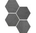 Декор (19x22) 0SSM7ES Silvers. Graph mix es Sr - Silver Stone з колекції Silver Stone COEM