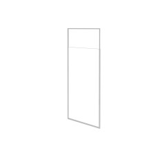 Кабина walk in ICON 100x200-280 стекло прозрачное, профиль хром Кабина walk in ICON 100x200-280 стекло прозрачное, профиль хром