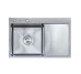 Мийка кухонна SIDER L 7850 з нержавіючої сталі 78*50*23 satin ( А0056975 ) Insana