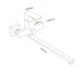 Змішувач для ванни Globus Lux ALFA GLAL-0208N Globus Lux