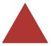 Плитка L 13 h 11,5 Bondi/Gloss Triangle Red-Bondi з колекції Bondi Bestile