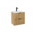 Шафка з умивальником Reef 600 Light Oak A857954464+A3272A3000 Roca Roca