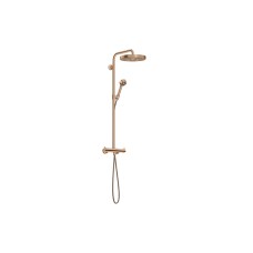 Душевая система Axor One Showerpipe 280 1jet с термостатом, Brushed Red Gold (48794310)
