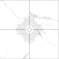Панно Carrara Composizione 4 Pz Dec Maxi 120x120 I Marmi з колекції I Marmi Панно Carrara Composizione 4 Pz Dec Maxi 120x120 I Marmi з колекції I Marmi