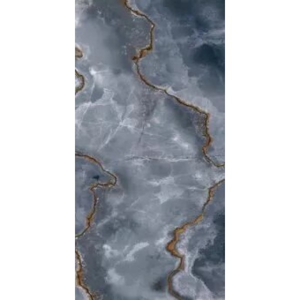 Плитка 60X120 Tele Di Marmo Onyx Blue Full Lapp Rett 9.5 Mm Ektr Emil Ceramica з колекції Tele Di Marmo Onyx Emil Ceramica