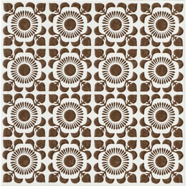 Плитка (20x20) WW661L1 Brown On White Wonder Lux1 - Wonderwall з колекції Wonderwall Ascot