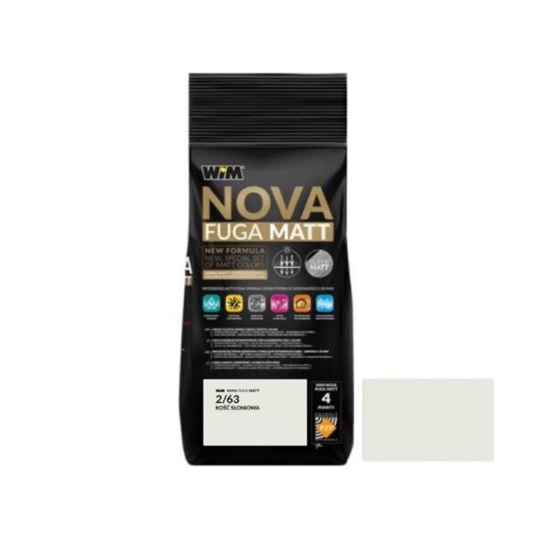 Зат  NOVA FUGA MATT 2/63  2кг слон кістка (1 сорт)