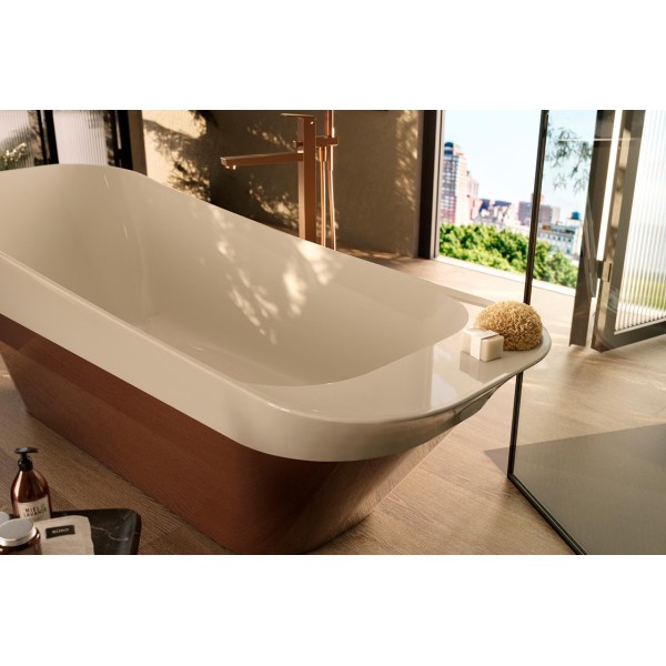 SQUARE, Смеситель напольный для ванны, brushed copper (100281868)