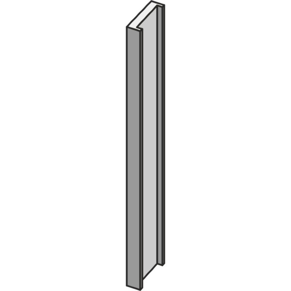 Профіль 15,7x300 Profilo In Salice Black - Mistral - BOIP03 з колекції Mistral Mutina