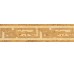 Бордюр Fascia Foglia Oro 9.8x39.4 Palace Gold Versace з колекції Palace Gold Versace
