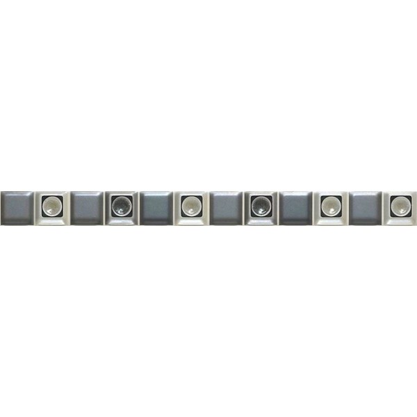 Бордюр (5х60) LISTON MOSAICO LUXE BLACK из коллекции Luxe Fanal