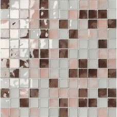 Мозаїка (28.6x28.6) 100204 Mixdrosacipria-Grigioargento-Mogano 2.2x2.2surete(Foglio) - Musiva з колекції Musiva Мозаїка (28.6x28.6) 100204 Mixdrosacipria-Grigioargento-Mogano 2.2x2.2surete(Foglio) - Musiva з колекції Musiva
