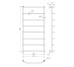 Рушникосушка Трапеція HP 1100х530/500 UA