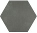 Плитка (60x60) Pudd73 Esagono Decor Piombo - Dechirer з колекції Dechirer Mutina