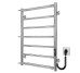 Рушникосушарка електрична Ladder П7 500х700 Deffi нержавіюча сталь (Хром, JD03, Праве підключення) 