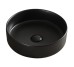 DFL3270100MB Flow Раковина кругла 400x120 мм на стільницю, без переливу, чорна матова (1 сорт)