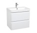 Шафка з умивальником Акцент Люкс 60 Deep White matt Аква Родос Aqua Rodos