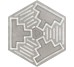 Декор Hexagono Igneus Cemento 23x26.6 Rift Vives з колекції Rift Vives