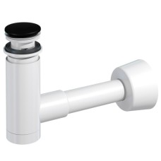 Cифон для умив. Easy Clean, телескоп., d40 , клік-клак чорний метал Cифон для умив. Easy Clean, телескоп., d40 , клік-клак чорний метал