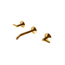 LIGNAGE, Змішувач для умивальника на 3 отвори, настінний, gold (100379599) LIGNAGE Сантехніка NOKEN — сторінка 2