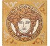 Панно Rosoni Medusa In Pietra Naturale White 78.9x78.9 Palace Gold Versace з колекції Palace Gold Versace