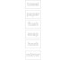 Декор (25x75) PUD12 Pun White Kit Dec.2 - Pun з колекції Pun Ascot