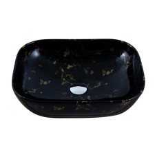 Умивальник Venus Dark Gold Curve Marble