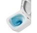 DFL0520111W Flow square Подвесной безобедочный унитаз с крышкой soft-close, Vortex Flush, белый глянец (1 сорт)