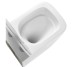 DFL0520111W Flow square Подвесной безобедочный унитаз с крышкой soft-close, Vortex Flush, белый глянец (1 сорт)