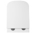 DFL0520111W Flow square Подвесной безобедочный унитаз с крышкой soft-close, Vortex Flush, белый глянец (1 сорт)