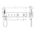 Термостатический модуль AXOR ShowerComposition на 3 функции 540/110, Polished Black Chrome 12572330