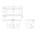 SQUARO EDGE 12 Ванна гідромасажна 1900x900 з ніжками + AP + water inlet, Quaryl (UAP190SQE2B2V-01)