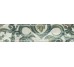 Плитка FREGIO VERDE MAIOLICA - 6x24 J370 Miniature Fregio з колекції Miniature Fregio Marca Corona