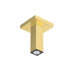 Кронштейн для верхнього душу зі стелі E 100 мм Polished Gold Optic (24338990)